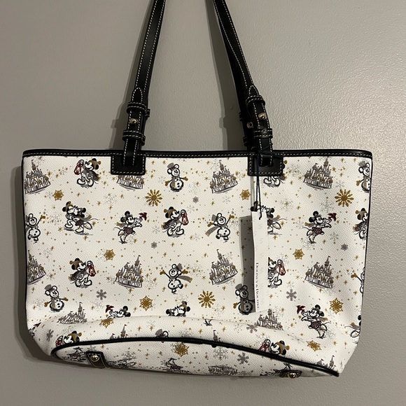 DISNEY PARKS DOONEY & BOURKE LARGE PURSE NEW WITH TAGS - MICKEY & MINNIE MOUSE - Picture 4 of 7
